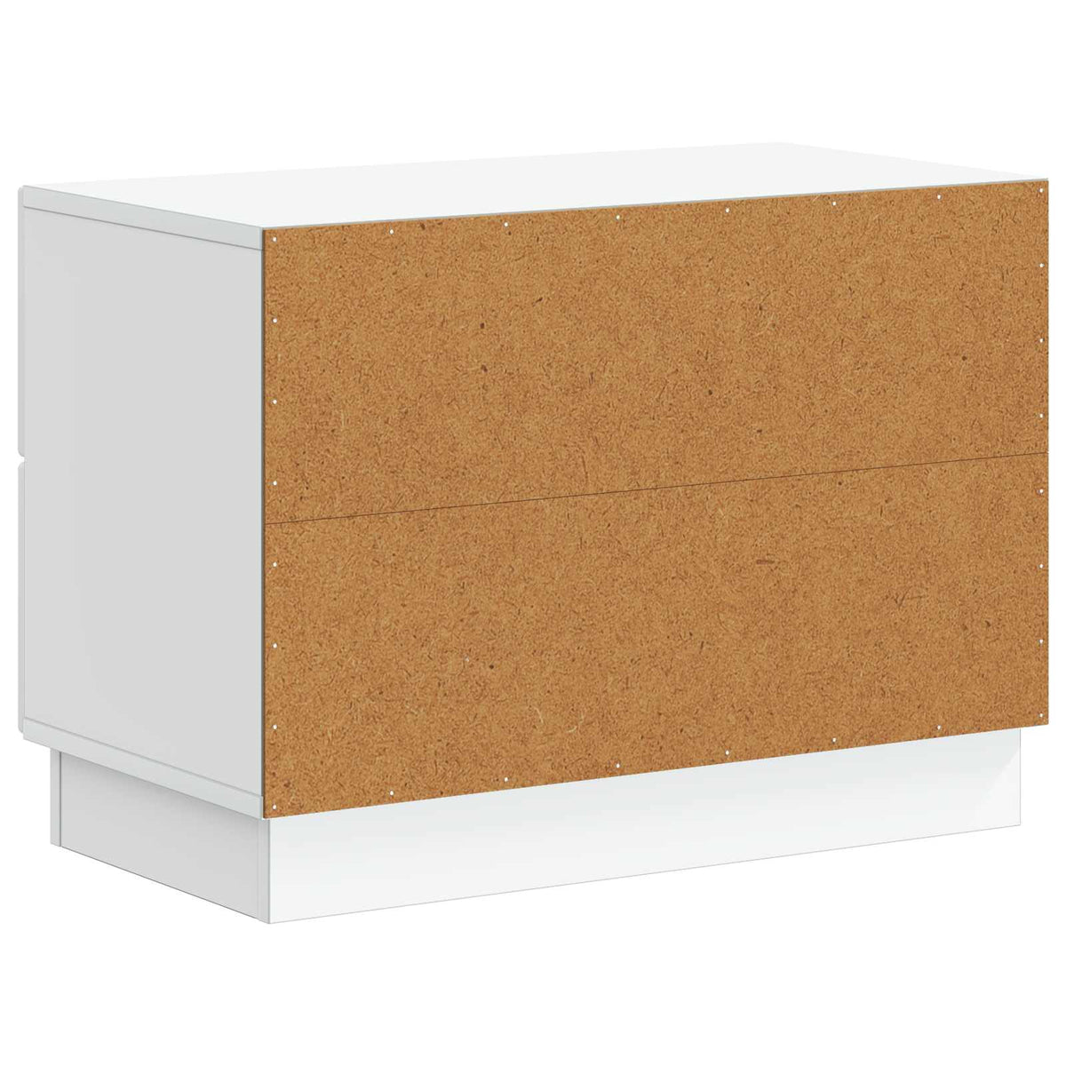 Noční Skříňka Bílá 62 X 34,5 X 44,5 Cm Kompozitní Dřevo