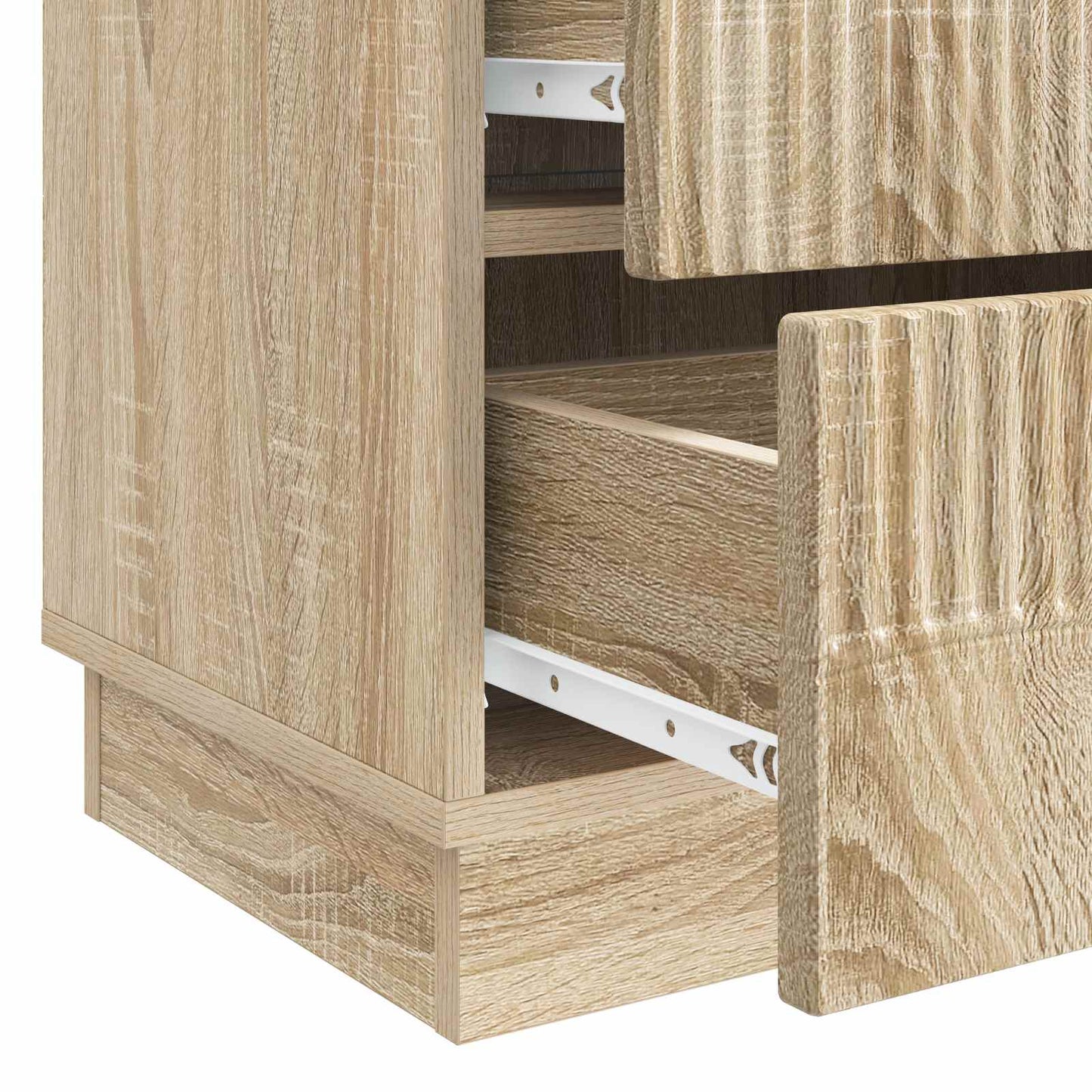 Noční Skříňka Dub Sonoma 62 X 34,5 X 44,5 Cm Kompozitní Dřevo