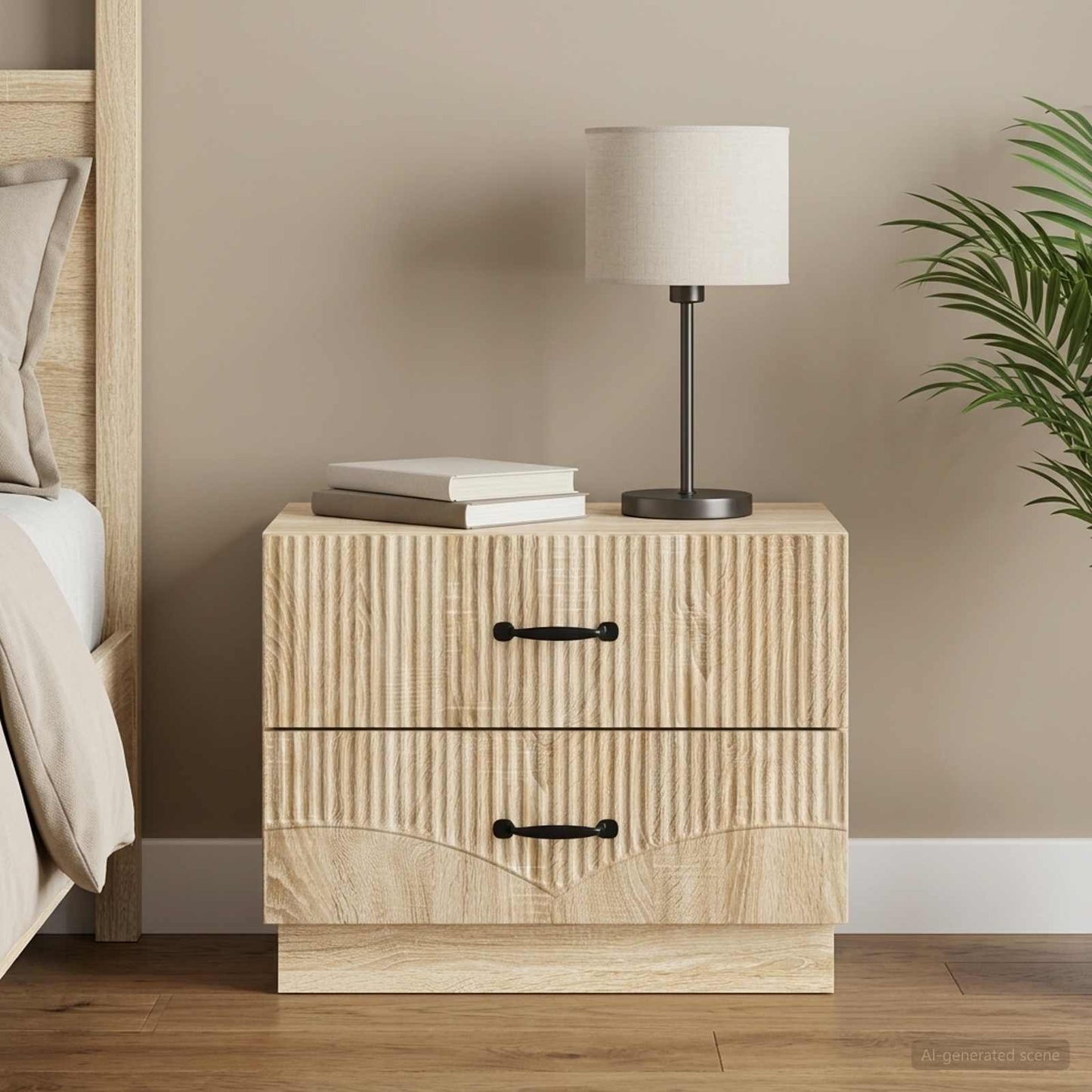 Noční Skříňka Dub Sonoma 62 X 34,5 X 44,5 Cm Kompozitní Dřevo