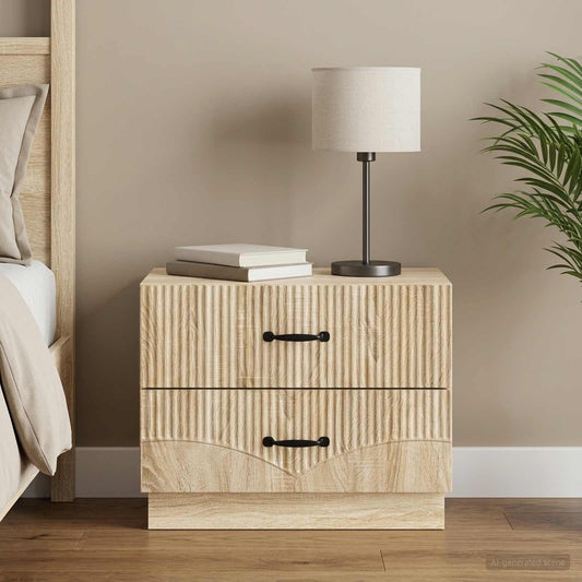 Noční Skříňka Dub Sonoma 62 X 34,5 X 44,5 Cm Kompozitní Dřevo