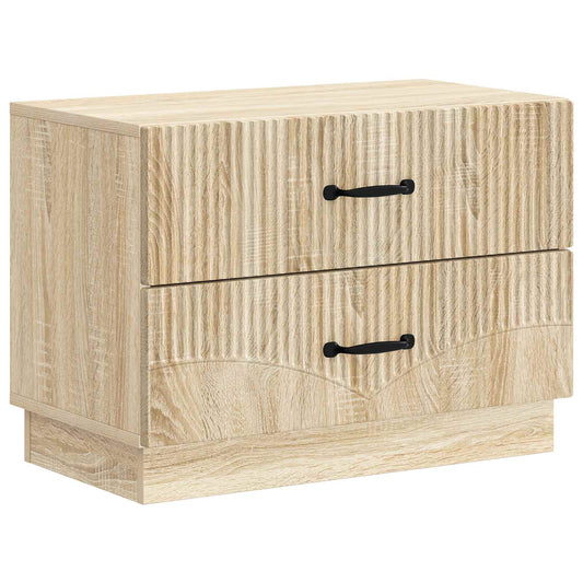 Noční Skříňka Dub Sonoma 62 X 34,5 X 44,5 Cm Kompozitní Dřevo