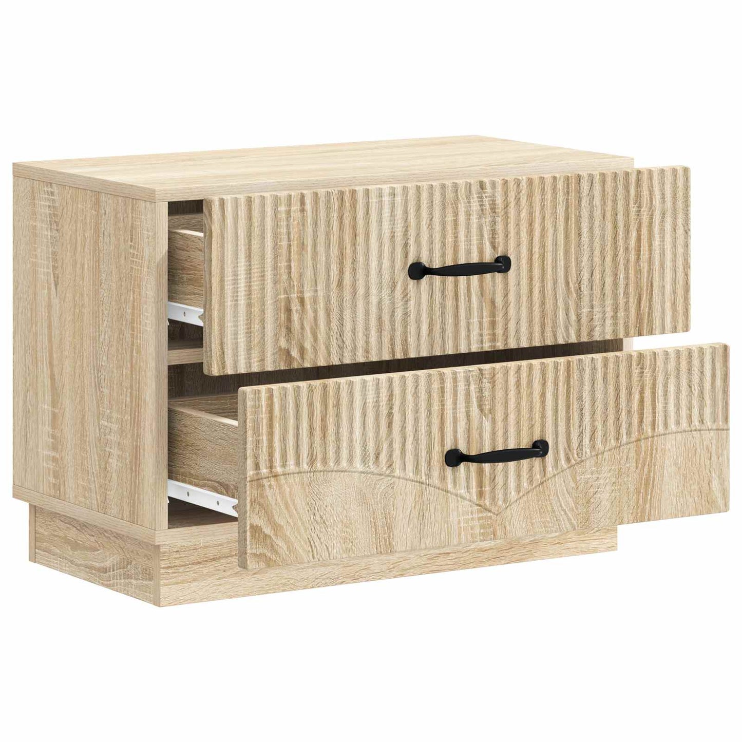 Noční Skříňka Dub Sonoma 62 X 34,5 X 44,5 Cm Kompozitní Dřevo