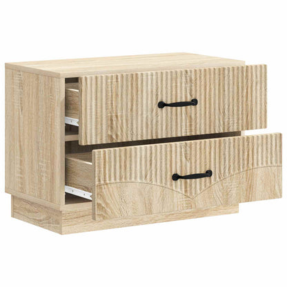 Noční Skříňka Dub Sonoma 62 X 34,5 X 44,5 Cm Kompozitní Dřevo