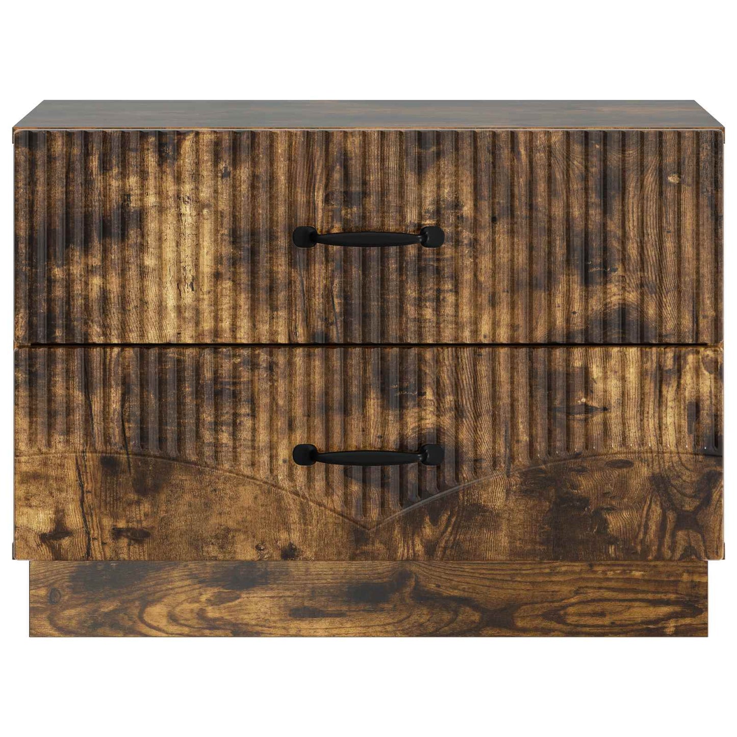 Noční Skříňka Kouřový Dub 62 X 34,5 X 44,5 Cm Kompozitní Dřevo