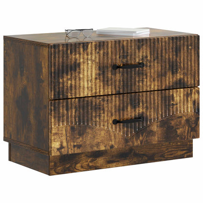 Noční Skříňka Kouřový Dub 62 X 34,5 X 44,5 Cm Kompozitní Dřevo