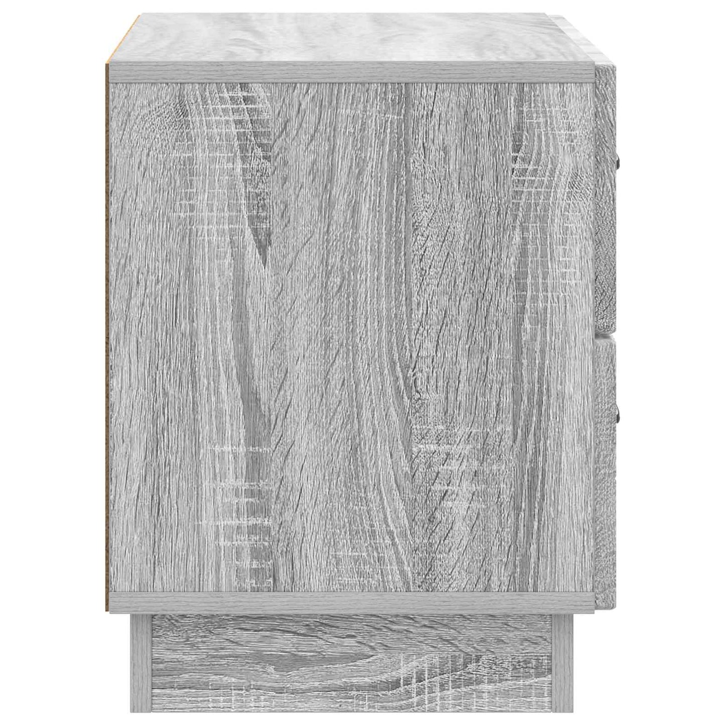Noční Skříňka Šedá Sonoma 62 X 34,5 X 44,5 Cm Kompozitní Dřevo