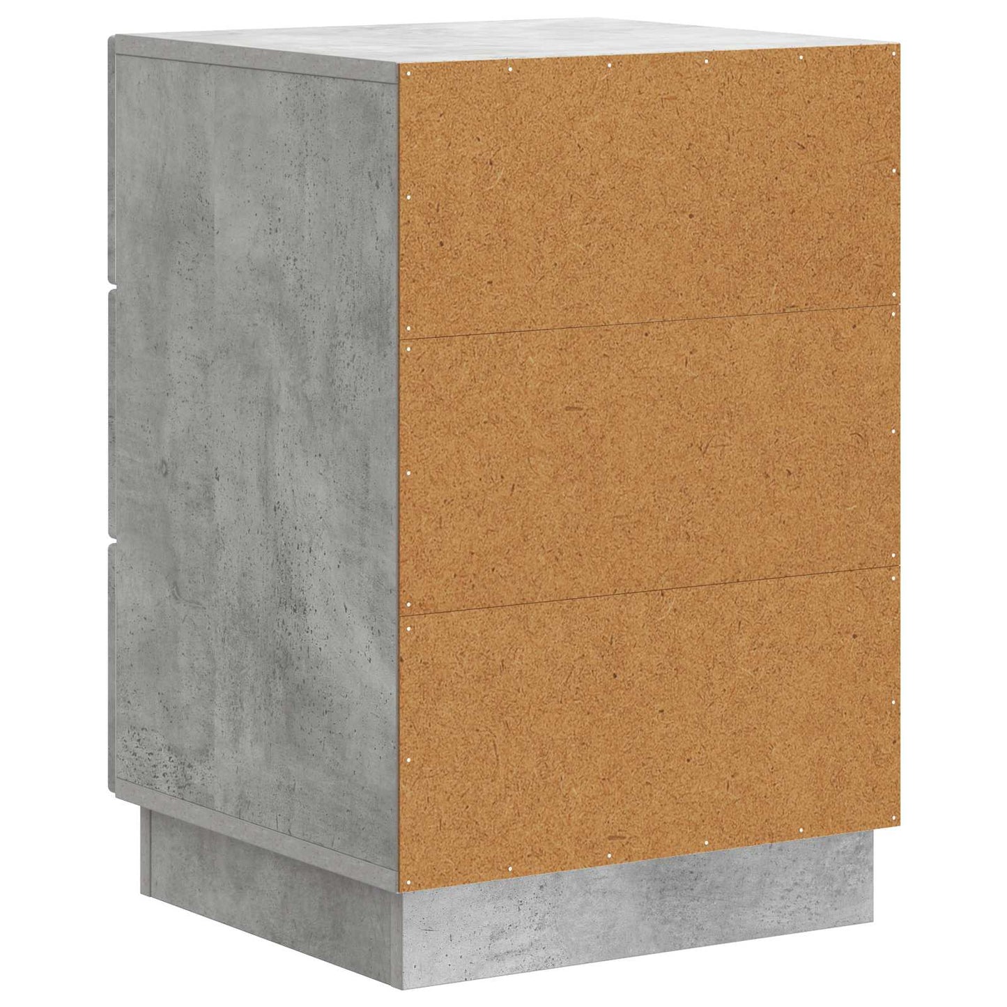 Noční Skříňka Betonově Šedá 43 X 41 X 63,5 Cm Kompozitní Dřevo