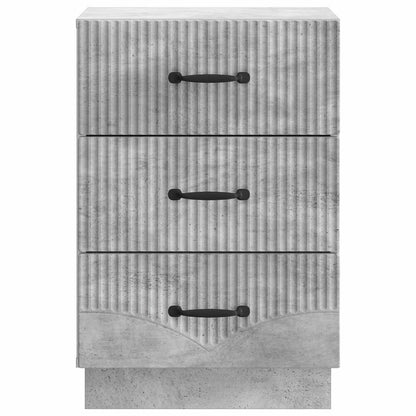 Noční Skříňka Betonově Šedá 43 X 41 X 63,5 Cm Kompozitní Dřevo