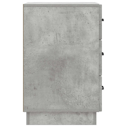 Noční Skříňka Betonově Šedá 43 X 41 X 63,5 Cm Kompozitní Dřevo