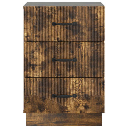 Noční Skříňka Kouřový Dub 43 X 41 X 63,5 Cm Kompozitní Dřevo