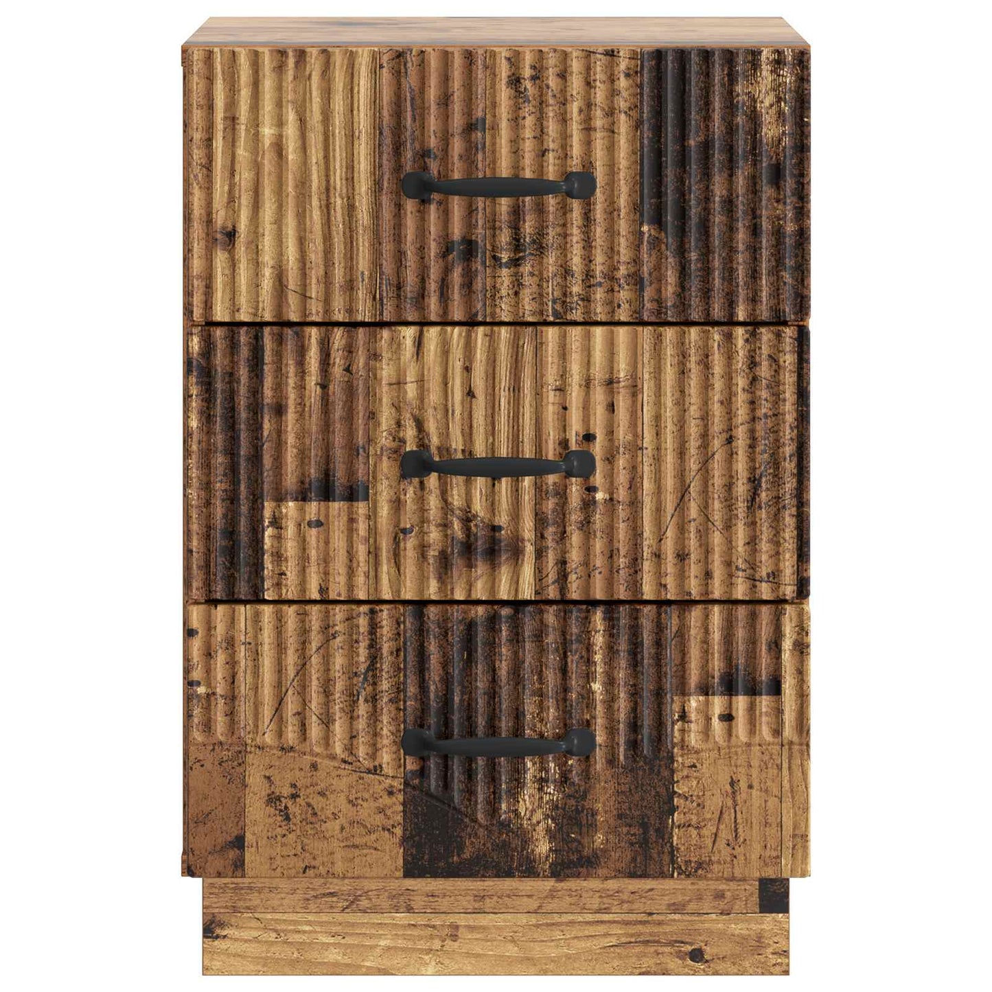 Noční Skříňka Staré Dřevo 43 X 41 X 63,5 Cm Kompozitní Dřevo