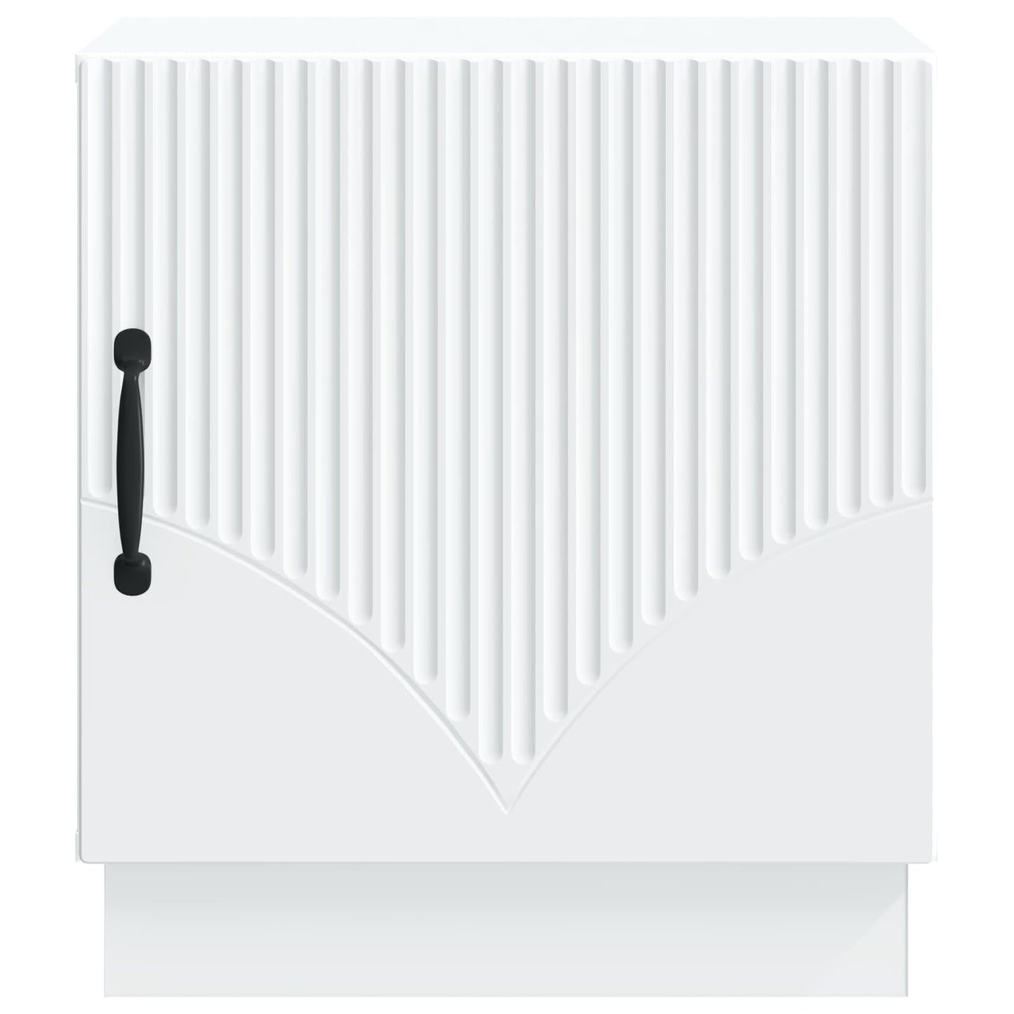Noční Stolek Bílá 43 X 34,5 X 47 Cm Kompozitní Dřevo