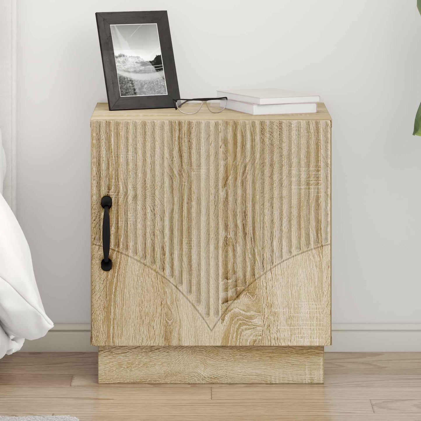 Noční Stolek 2 Pcs Dub Sonoma 43 X 34,5 X 47 Cm