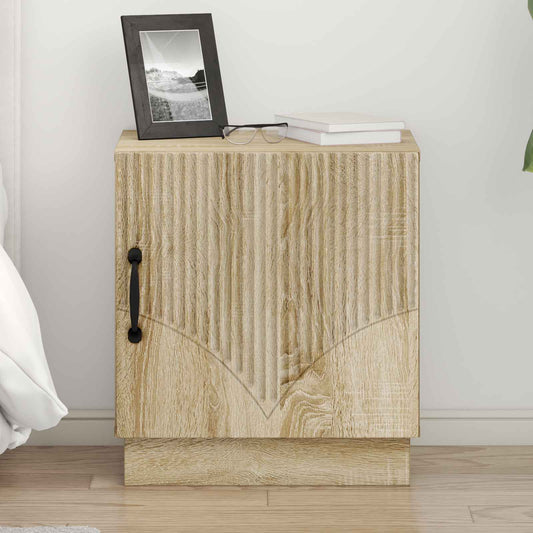 Noční Stolek 2 Pcs Dub Sonoma 43 X 34,5 X 47 Cm