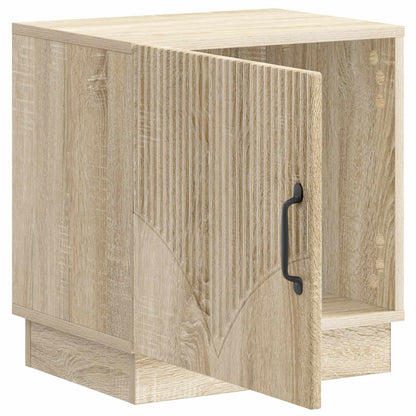 Noční Stolek 2 Pcs Dub Sonoma 43 X 34,5 X 47 Cm