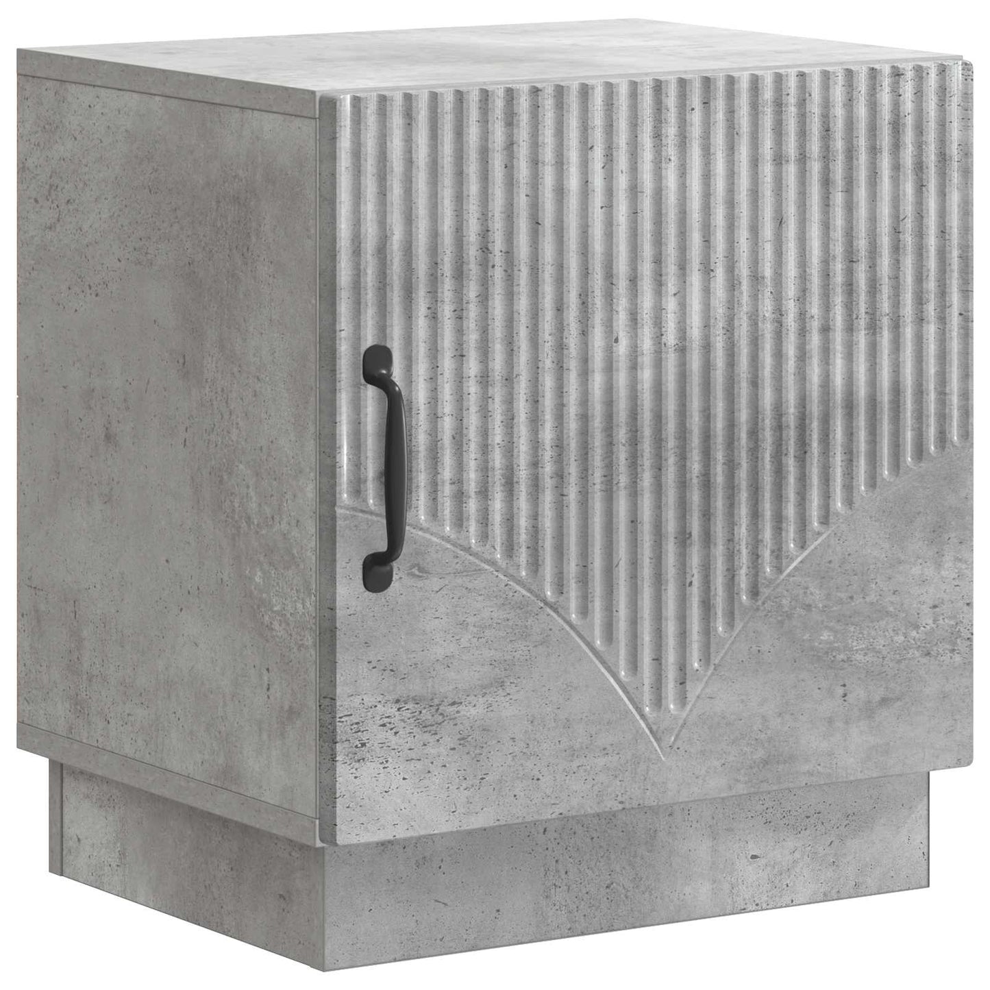 Noční Stolek 2 Pcs Betonově Šedá 43 X 34,5 X 47 Cm