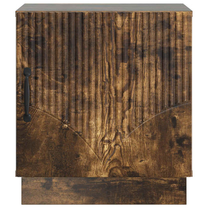 Noční Stolek 2 Pcs Kouřový Dub 43 X 34,5 X 47 Cm