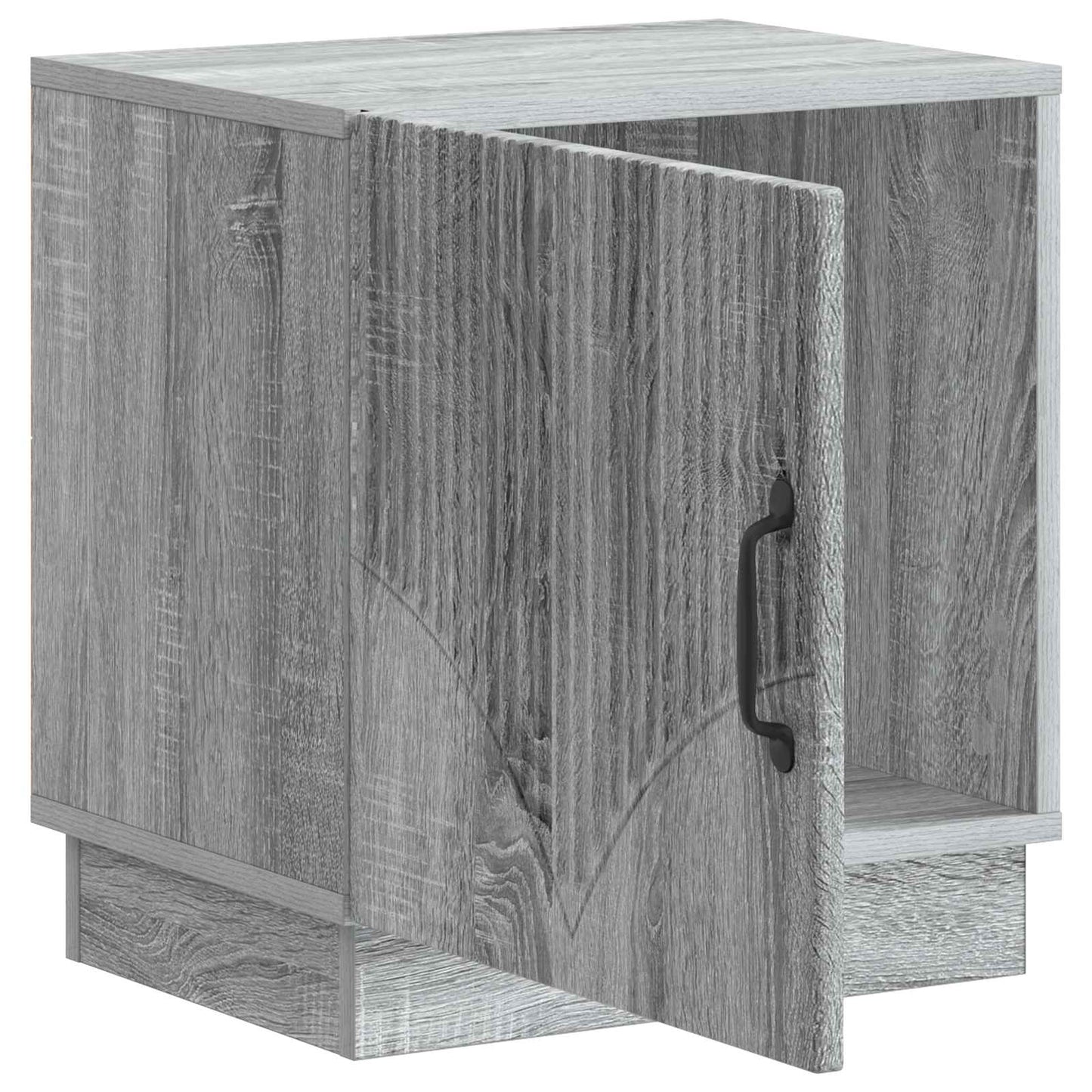Noční Stolek 2 Pcs Šedý Sonoma 43 X 34,5 X 47 Cm