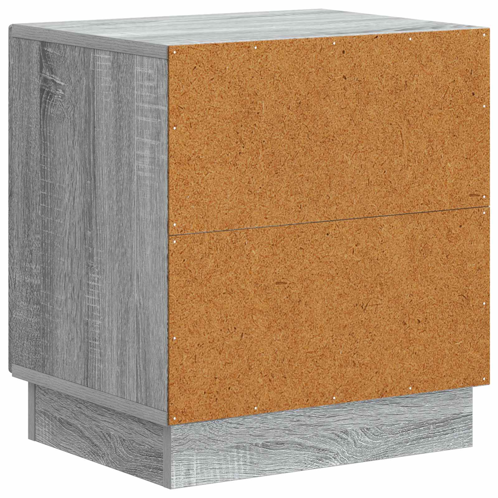 Noční Stolek 2 Pcs Šedý Sonoma 43 X 34,5 X 47 Cm