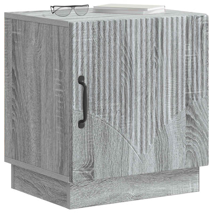 Noční Stolek 2 Pcs Šedý Sonoma 43 X 34,5 X 47 Cm