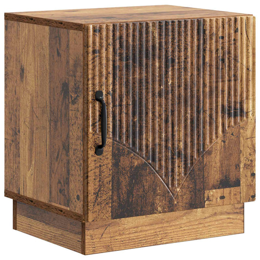 Noční Stolek Staré Dřevo 43 X 34,5 X 47 Cm Kompozitní Dřevo