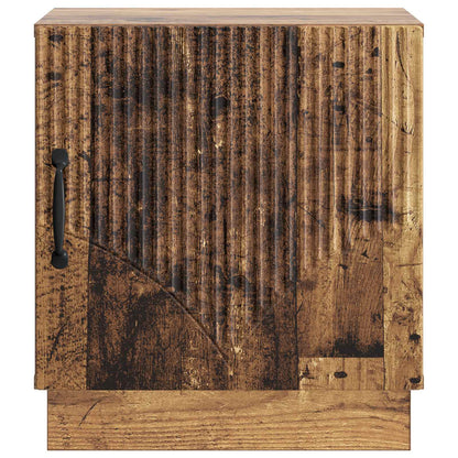 Noční Stolek Staré Dřevo 43 X 34,5 X 47 Cm Kompozitní Dřevo