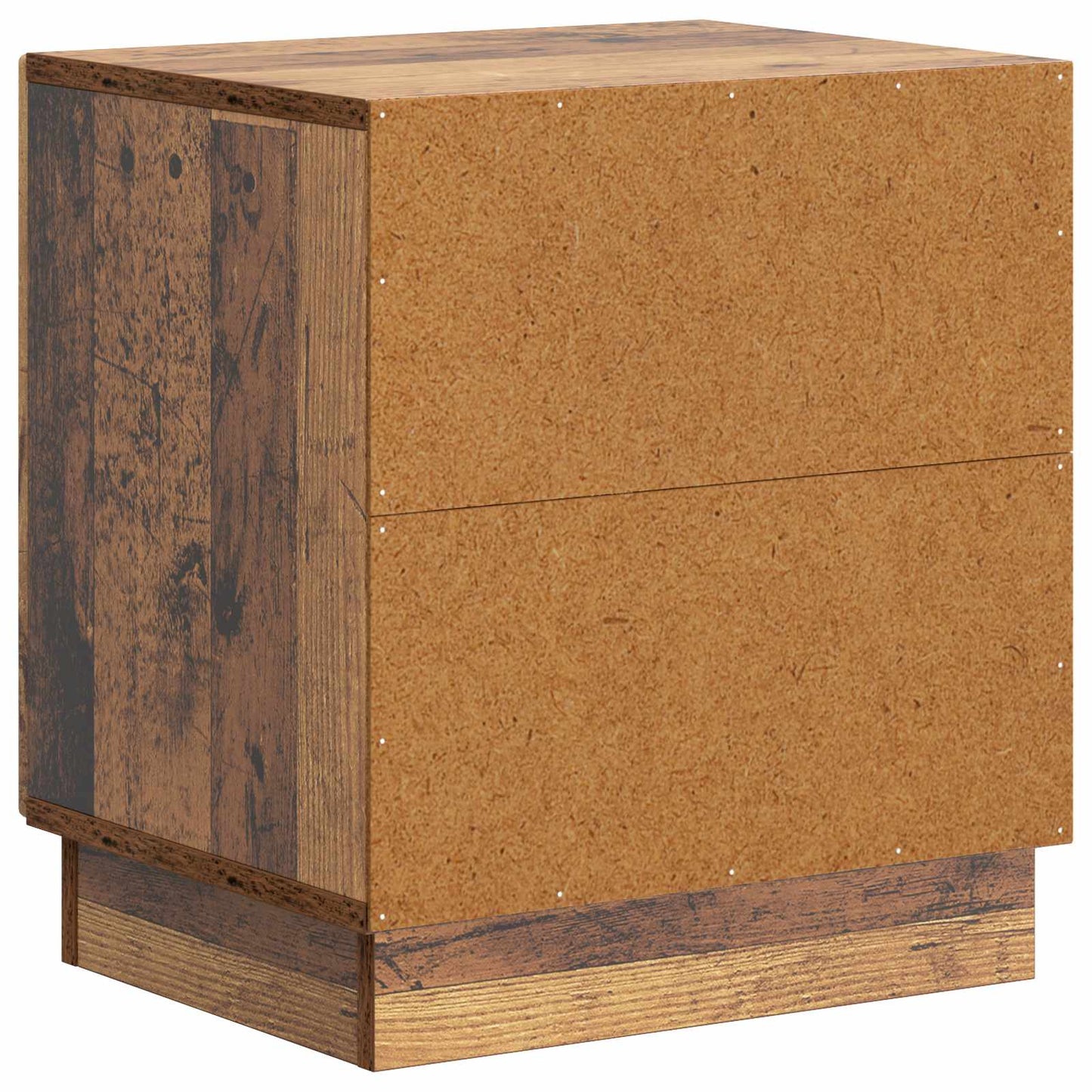 Noční Stolek 2 Pcs Staré Dřevo 43 X 34,5 X 47 Cm
