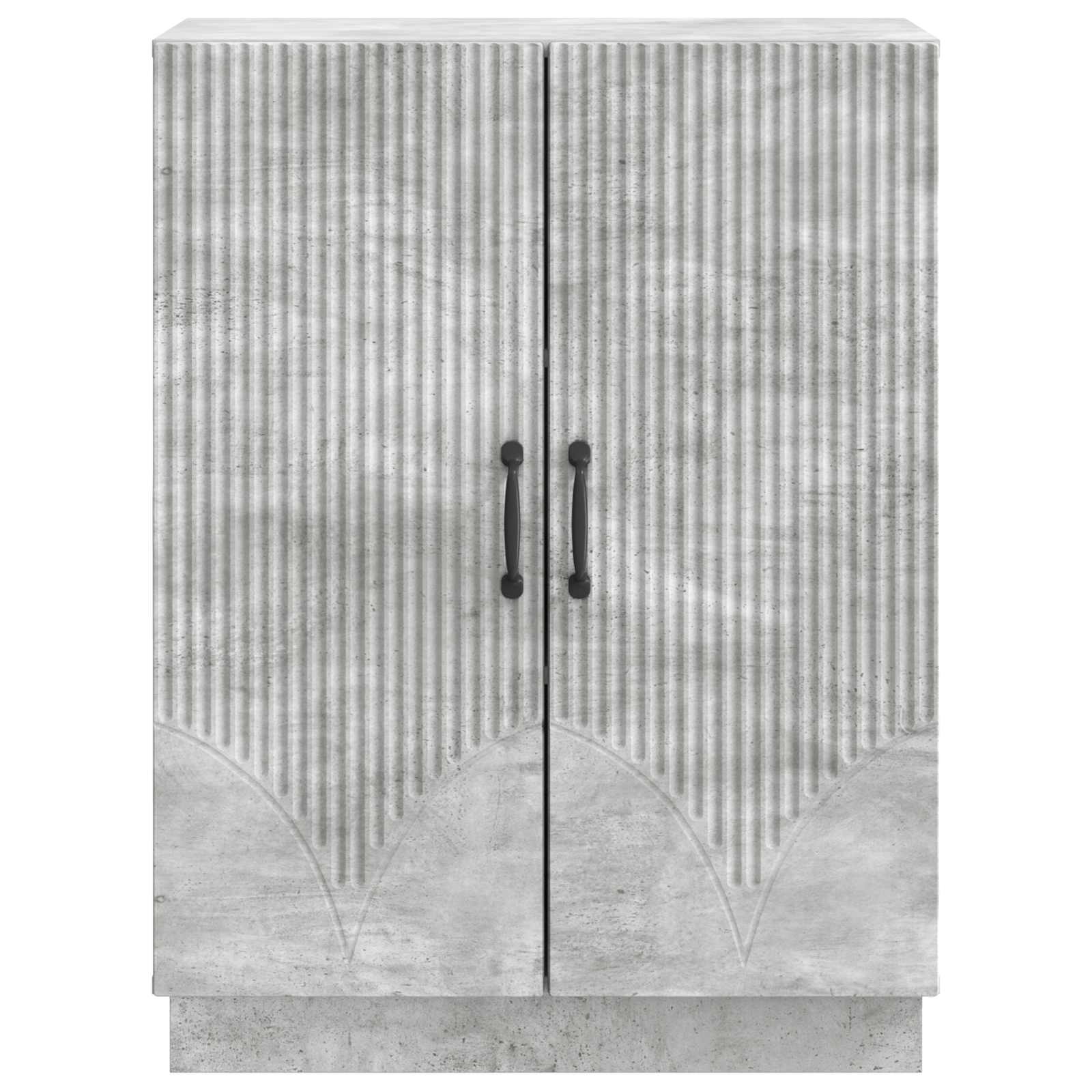 Servírovací Skříň Betonově Šedá 66 X 34,5 X 87 Cm
