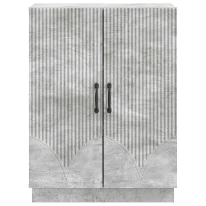 Servírovací Skříň Betonově Šedá 66 X 34,5 X 87 Cm
