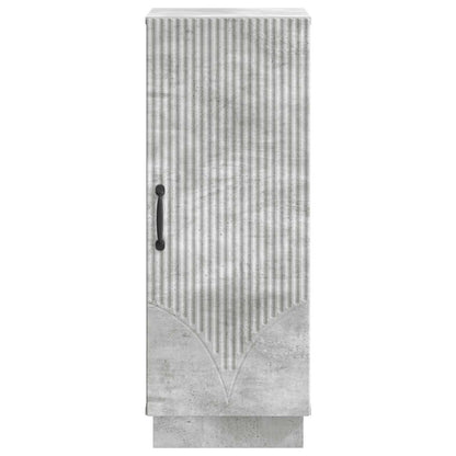Servírovací Skříň Betonově Šedá 33 X 34,5 X 87 Cm