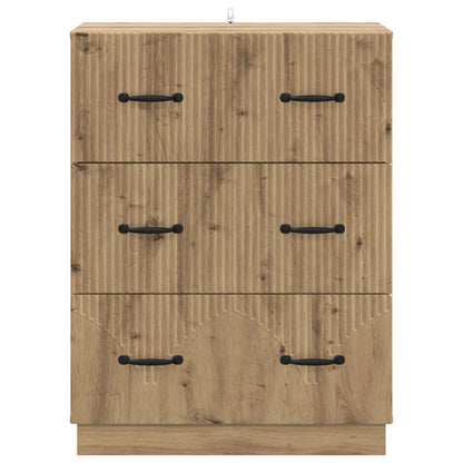 Skříň Se Zásuvkami 66 X 34,5 X 87 Cm Kompozitní Dřevo
