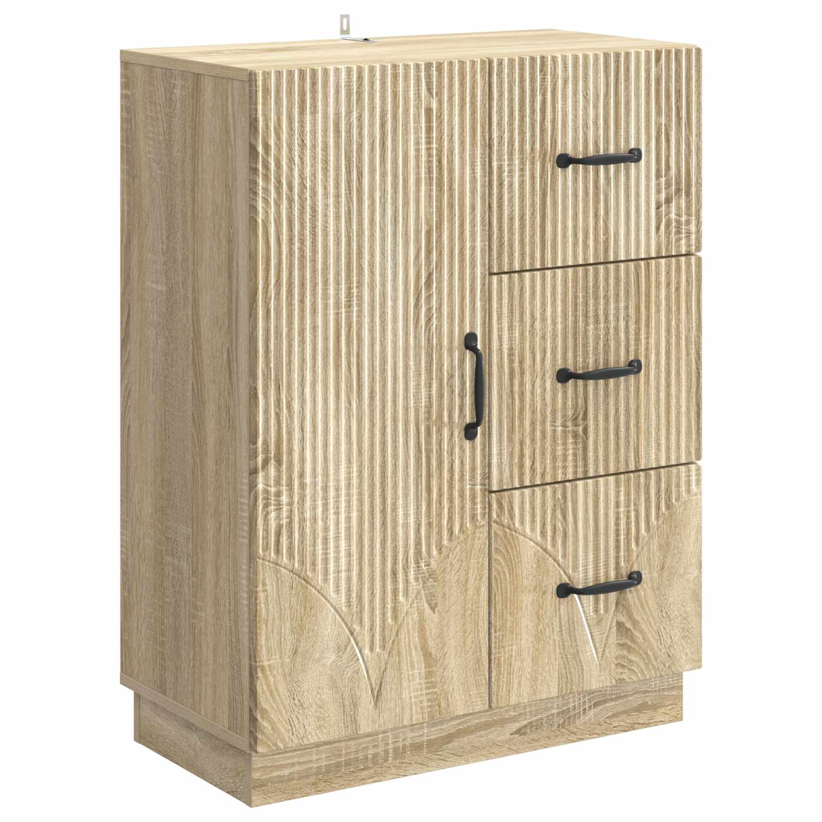 Servírovací Skříň Dub Sonoma 66 X 34,5 X 87 Cm Kompozitní Dřevo