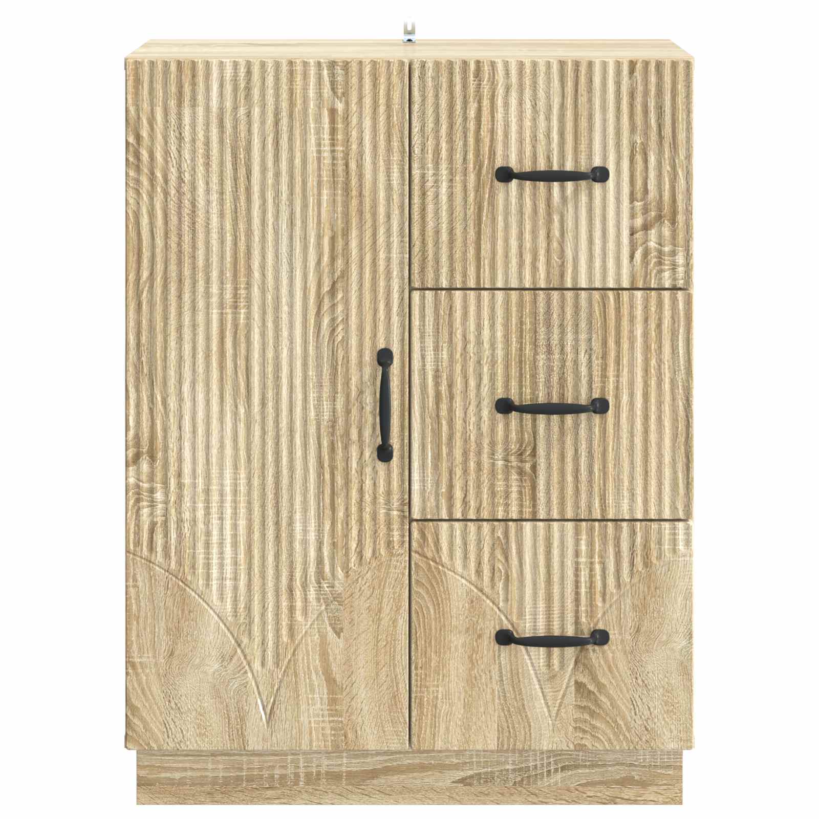 Servírovací Skříň Dub Sonoma 66 X 34,5 X 87 Cm Kompozitní Dřevo