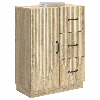 Servírovací Skříň Dub Sonoma 66 X 34,5 X 87 Cm Kompozitní Dřevo