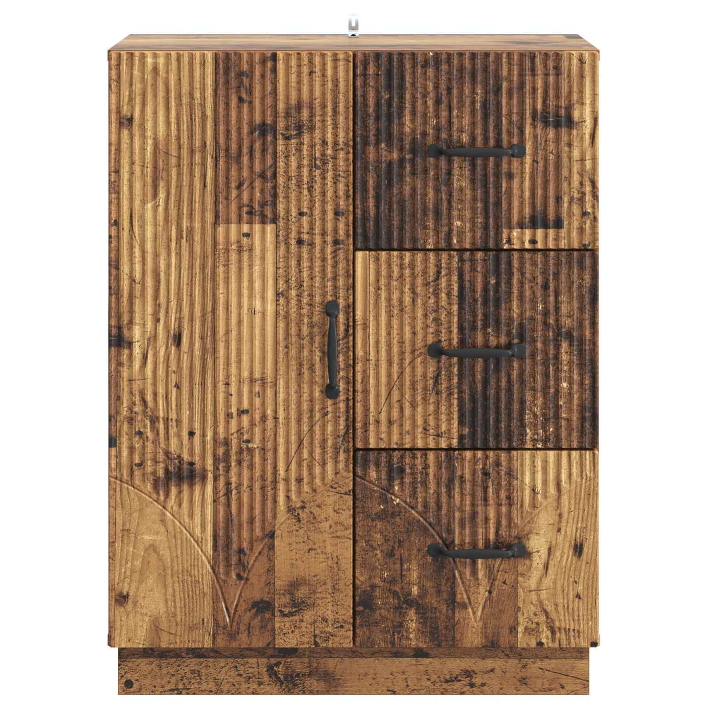Servírovací Skříň Se Zásuvkou Staré Dřevo 66 X 34,5 X 87 Cm