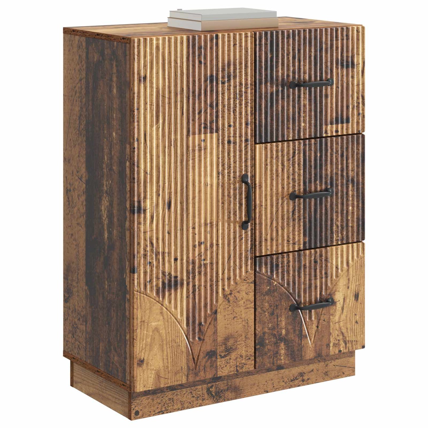 Servírovací Skříň Se Zásuvkou Staré Dřevo 66 X 34,5 X 87 Cm