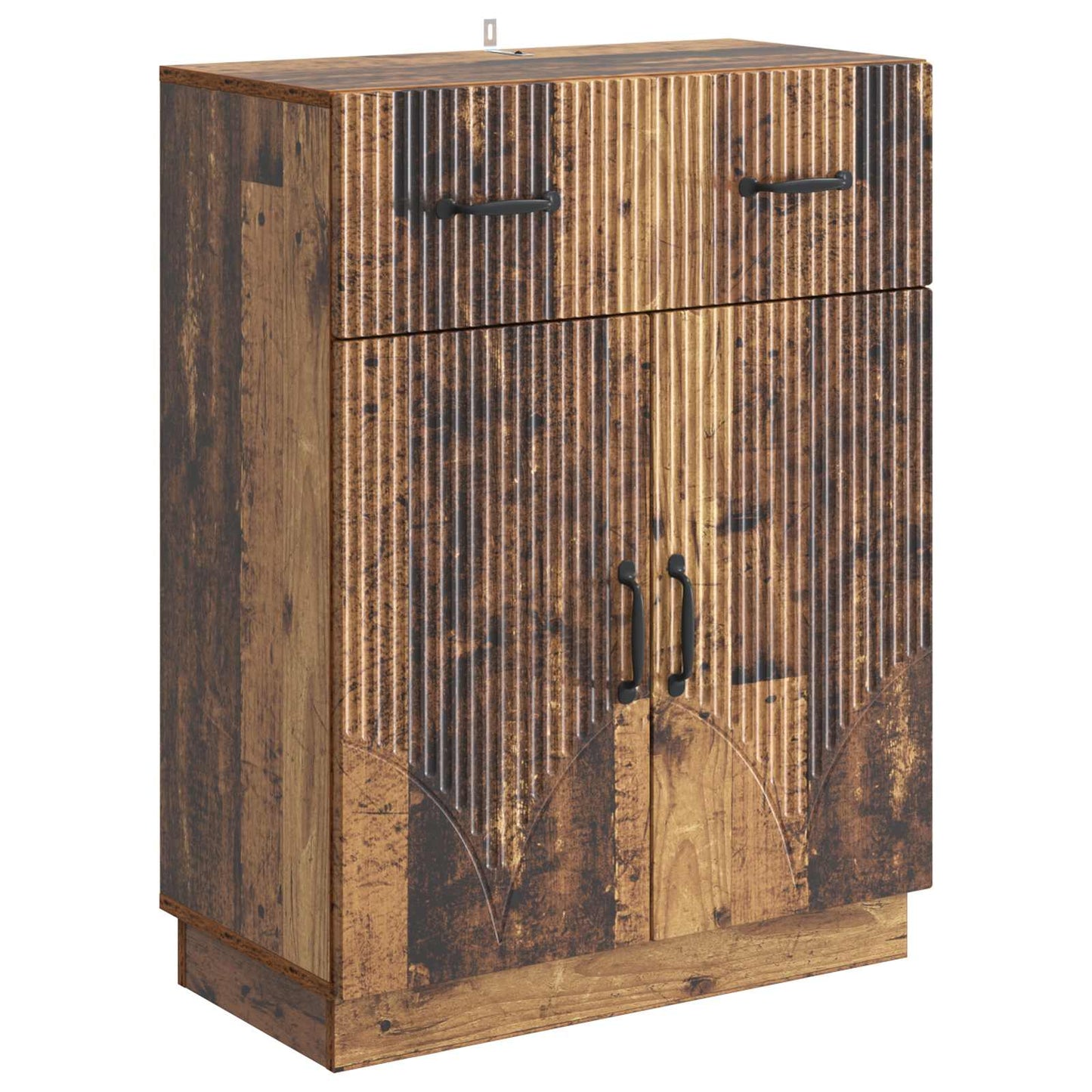 Servírovací Skříň Se Zásuvkou Staré Dřevo 66 X 34,5 X 87 Cm