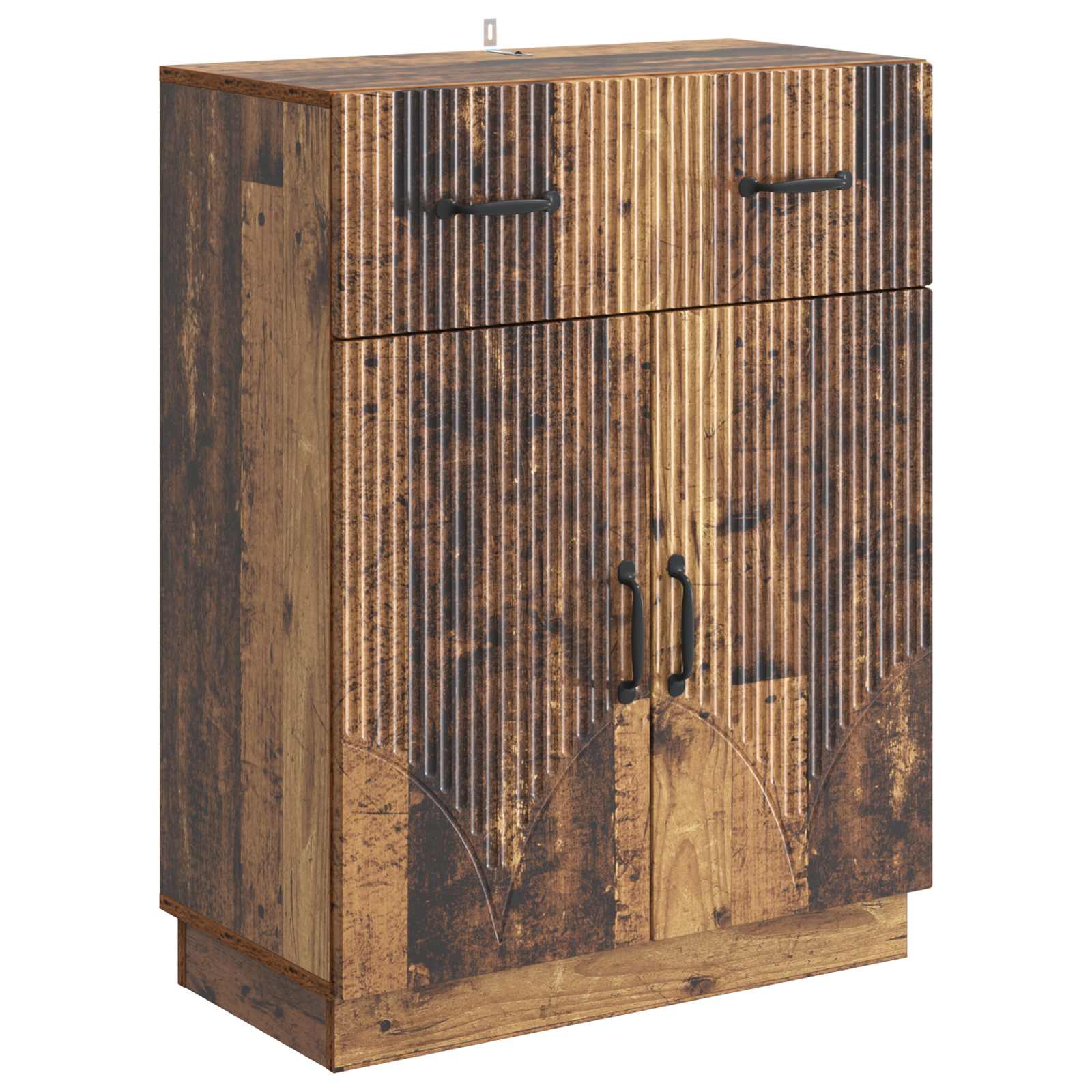 Servírovací Skříň Se Zásuvkou Staré Dřevo 66 X 34,5 X 87 Cm