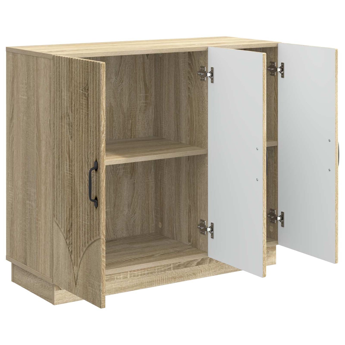 Servírovací Skříň Dub Sonoma 89 X 34,5 X 77 Cm Kompozitní Dřevo