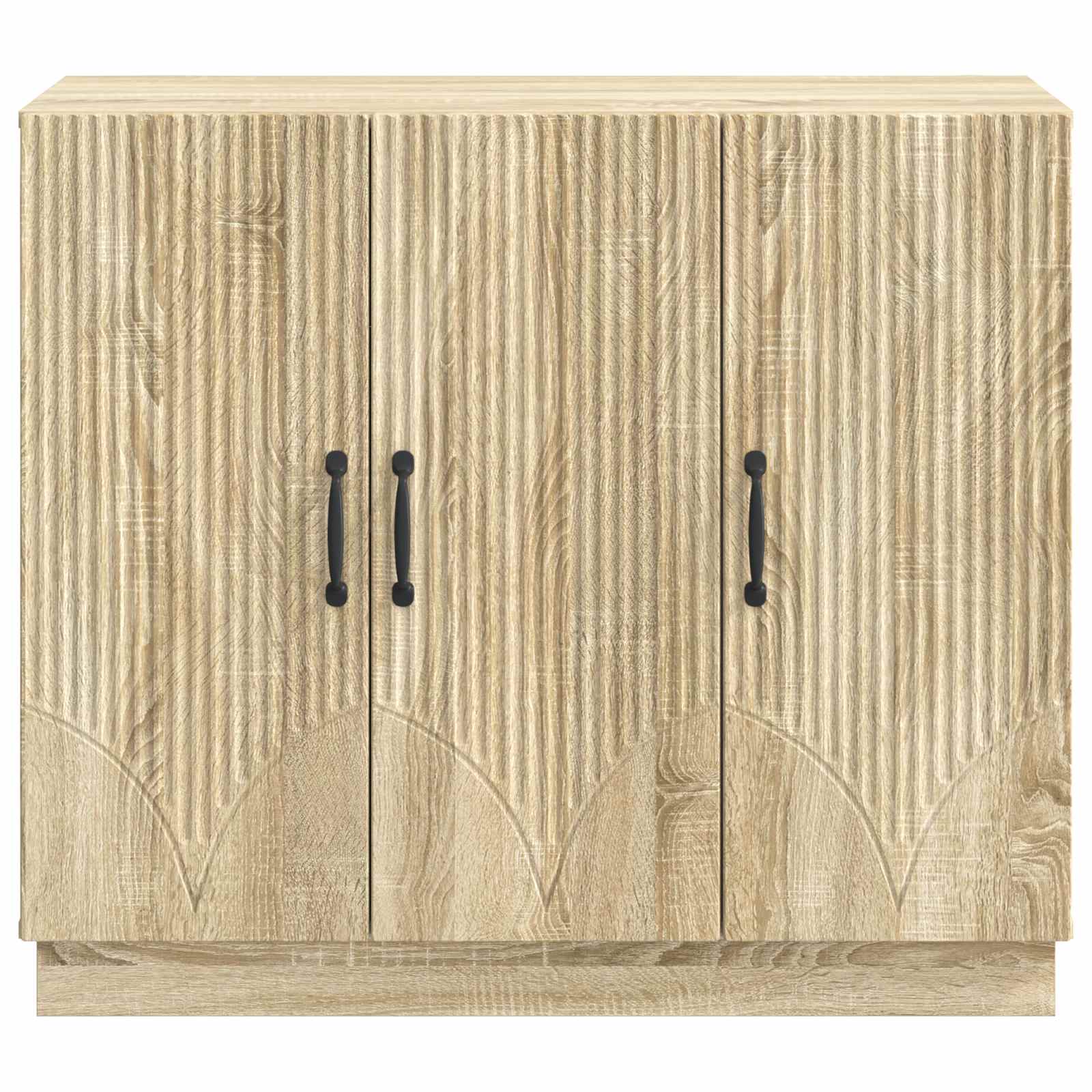Servírovací Skříň Dub Sonoma 89 X 34,5 X 77 Cm Kompozitní Dřevo