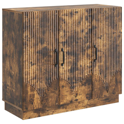 Servírovací Skříň Kouřový Dub 89 X 34,5 X 77 Cm