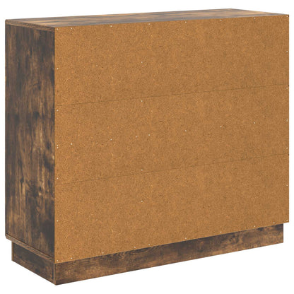 Servírovací Skříň Kouřový Dub 89 X 34,5 X 77 Cm
