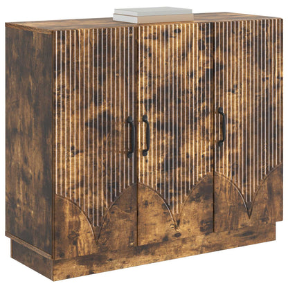 Servírovací Skříň Kouřový Dub 89 X 34,5 X 77 Cm