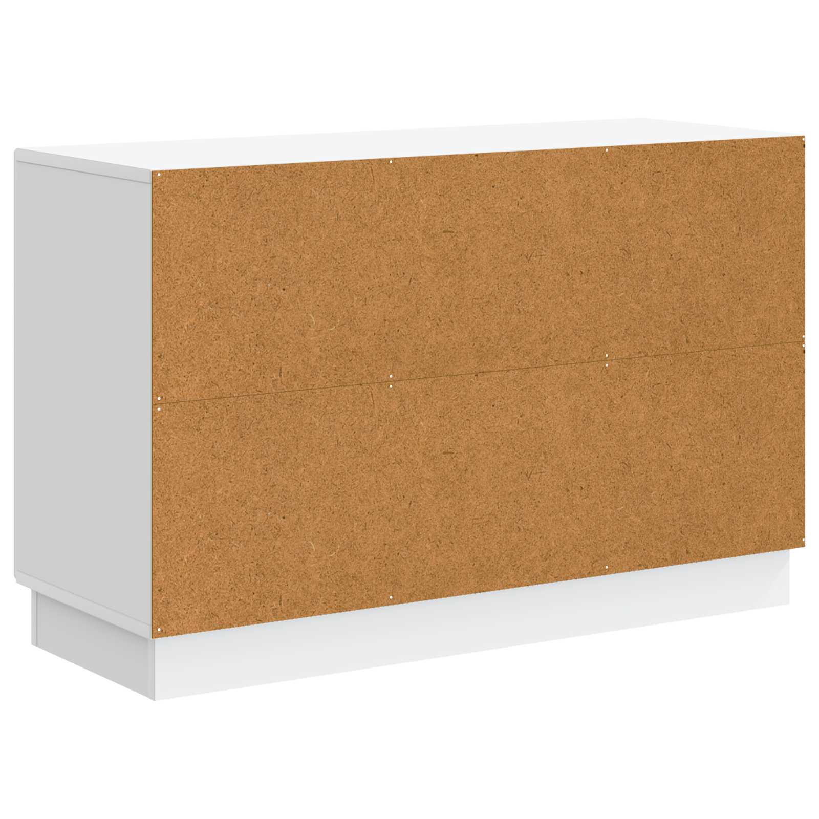 Servírovací Skříň Bílá 89 X 34,5 X 57 Cm Kompozitní Dřevo