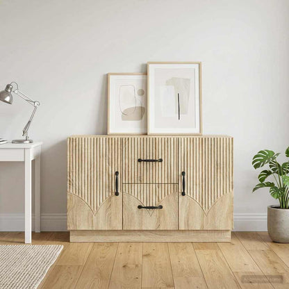 Servírovací Skříň Dub Sonoma 89 X 34,5 X 57 Cm Kompozitní Dřevo