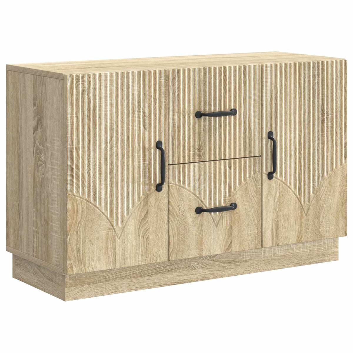 Servírovací Skříň Dub Sonoma 89 X 34,5 X 57 Cm Kompozitní Dřevo