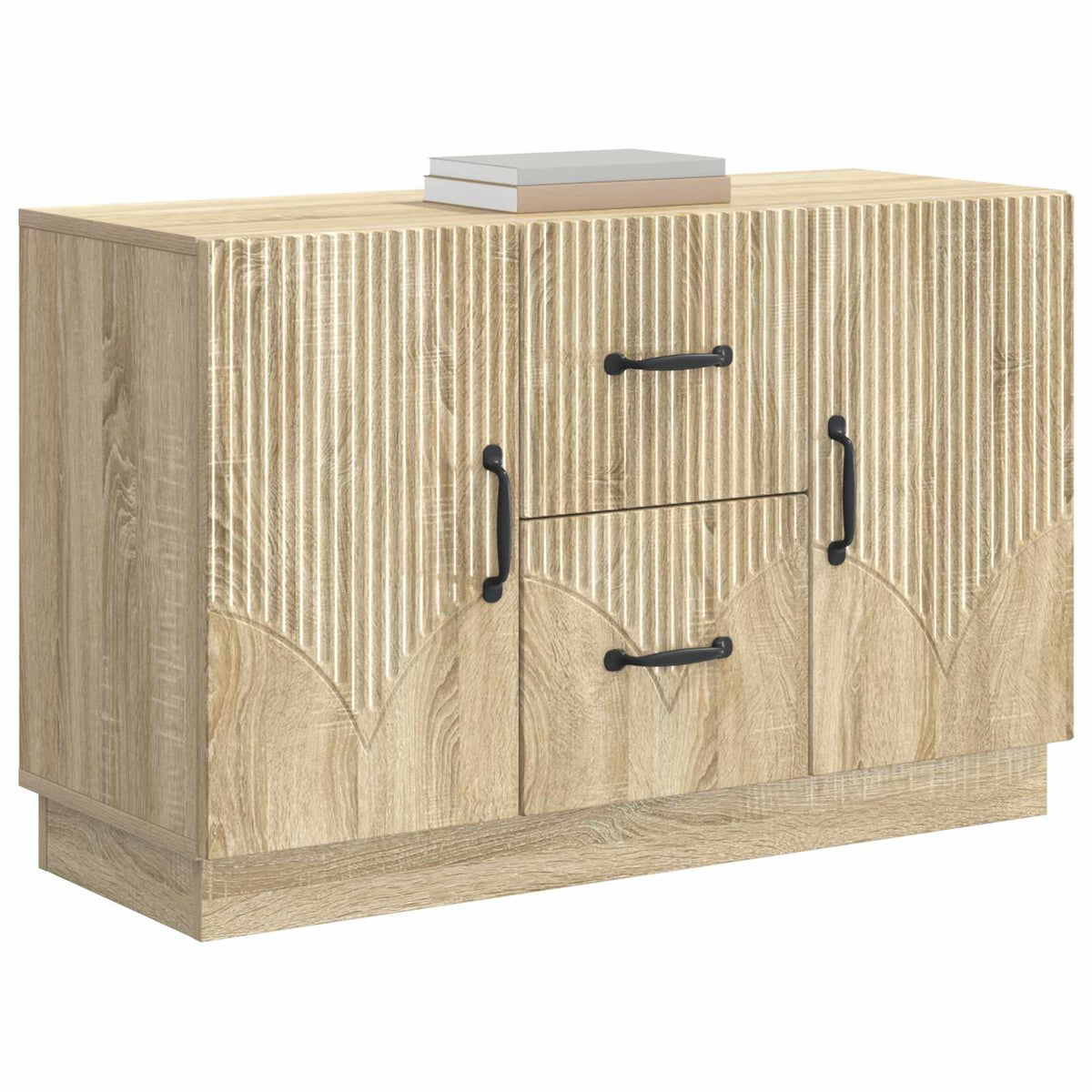 Servírovací Skříň Dub Sonoma 89 X 34,5 X 57 Cm Kompozitní Dřevo