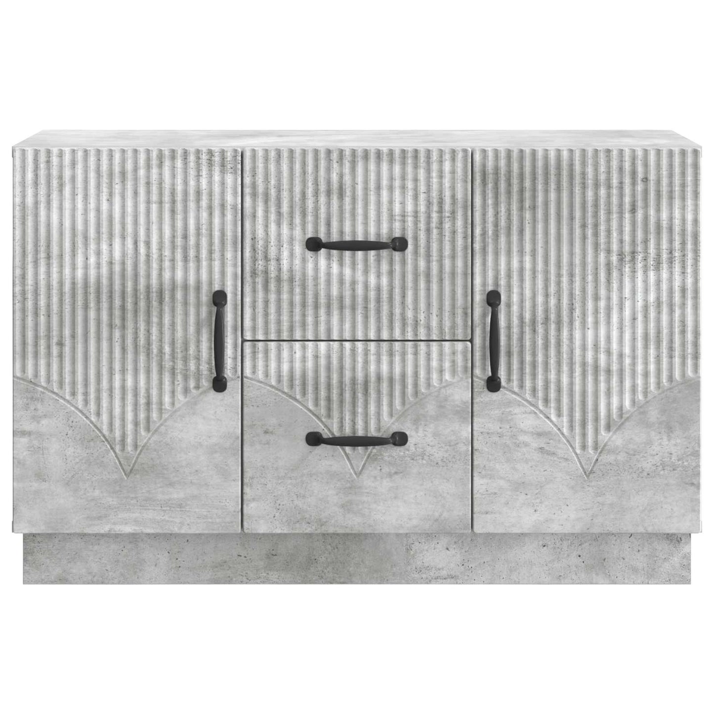 Servírovací Skříň Se Zásuvkou Betonově Šedá 89 X 34,5 X 57 Cm