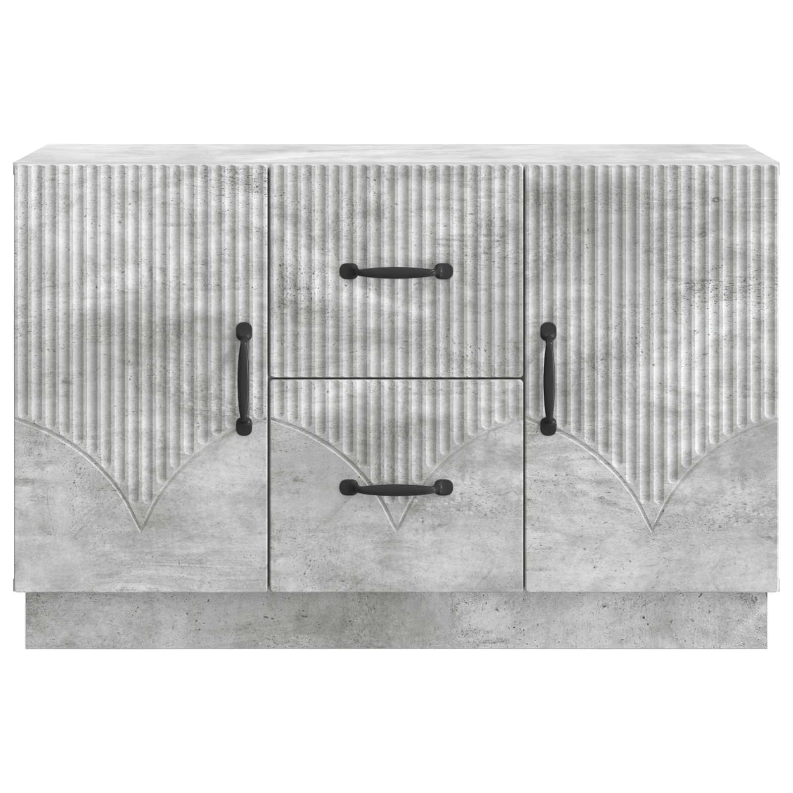 Servírovací Skříň Se Zásuvkou Betonově Šedá 89 X 34,5 X 57 Cm