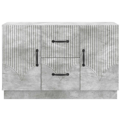 Servírovací Skříň Se Zásuvkou Betonově Šedá 89 X 34,5 X 57 Cm
